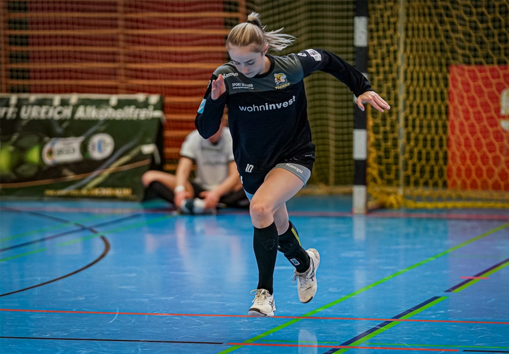 Handballerin der Waiblinger Tigers beim Personal Training